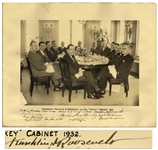 Franklin D. Roosevelt Signed Photo of His Turkey Cabinet as Governor of New York in 1932 -- Signed in Full, Franklin D. Roosevelt